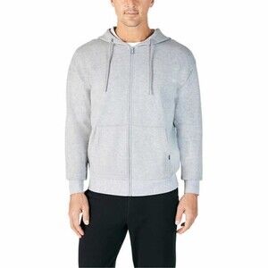 Eddie Bauer Men’s Full Zip Gray Hoodie XL Heavyweight NWT